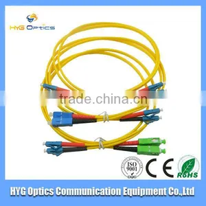 Good Quality ST Singlemode Doublex LSZH 2mm Optical Fiber Patch Cord,sc-sc sm Lszh Duplex Patch Cord for Network Solution thumbnail-1
