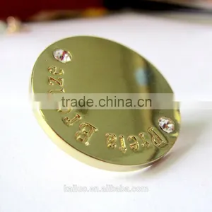a Crystal Gold Color Jeans Button thumbnail-3