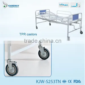 Cheaper Double Crank Hospital Stainless Steel Beds ce Apporved thumbnail-6