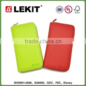 Green and Red Color Girl Fashion Coin Purs With Zipper thumbnail-1