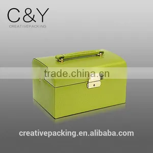 Dongguan Custom Luxury Leather Gift Box With Lock and Handle thumbnail-1