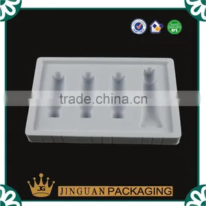 Hot Sale Packaging Disposable Black PP Flocking Plastic Cosmetic Tray Blister thumbnail-6