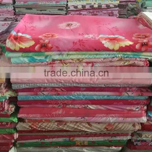 100% Polyester Printed Bedsheet Fabric Stock Lot thumbnail-3