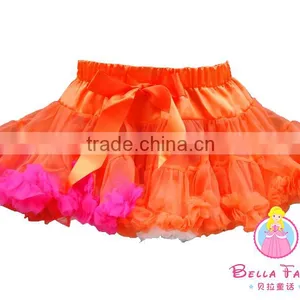 2015 Multi Color Pettiskirt Summer Boutique Baby Dance Tutu Skirts Chiffon Pettiskirt Tutu Newborn Petti Skirt Fluffy thumbnail-2