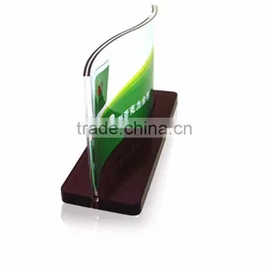 Bulk Stocked S Shaped Acrylic Desktop File Display Folders (XJJD23) thumbnail-1