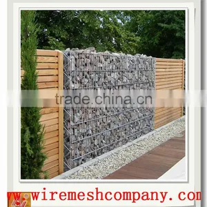 Heavy Zinc Coated Galvanized Steel Gabion Baskets/Gabion Box Wire Fencing thumbnail-1