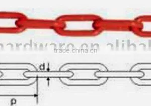Long Link Binder Chain G80 Alloy,Painted Orange(chain) thumbnail-1
