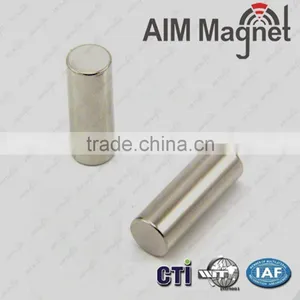 N42 Nickel Cylinder NbFeB Permanent Neodymium Magnet thumbnail-1
