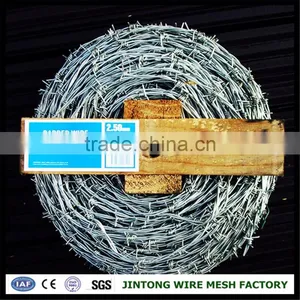 Iron Wire Loop Tie Wire Barbed Wire 12 Gauge Pvc Coated Barbed Wire Barbed Wire Alambre de Puas Arame thumbnail-2