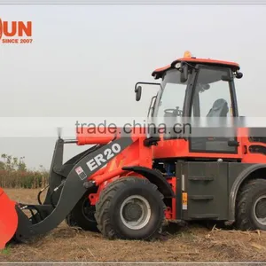 ER20 Everun Brand Farming Machine Small Wheel Loader With Front End Loader Bucket thumbnail-3