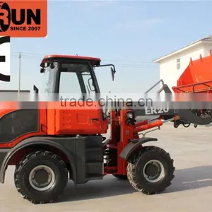 Everun Brand CE Approved ER20 Agricultural Tools Mini Wheel Loader With Luxury Cabin For Sale thumbnail-4
