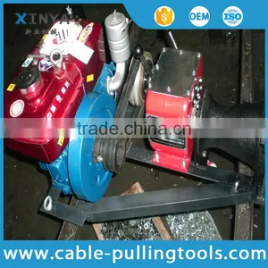 Winch Manufacturer 1 Tons Cable Winch Diesel Engine for Power Construction thumbnail-3