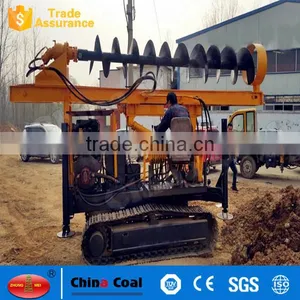 Solar Power Screw Ground Pile Hammer With Crawler thumbnail-3