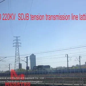 220KV SDJB Double Circuit Tension Transmission Tower thumbnail-2