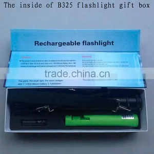 LED Torch Flashlight Zoom Flashlight Tactical Flashlight 3XD Batteries Flashlight thumbnail-3