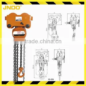 Combined Manual Hand Series Lifting Chain Hoist Block thumbnail-1