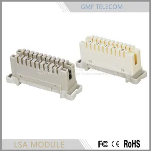 Chinese Supplier LSA Module Disconnection Module Krone Module 10 Pair Copper Conductor thumbnail-1