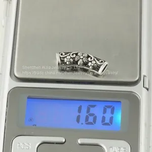 Hollow Curving Jewelry Tubes 925 Silver Accessories thumbnail-3