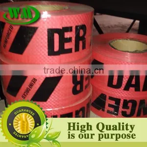 pe Woven Cloth Yellow Printable Caution Tape thumbnail-6