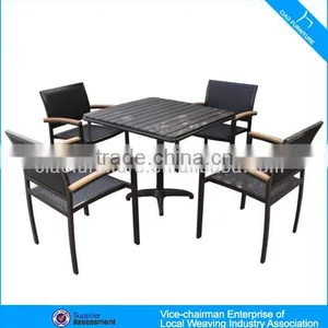 Внешняя пабовая стол и стулья с деревянной верхней частью PS-wood 646+8604 thumbnail-1