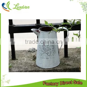 Cheap Antique Chic Metal Zinc Garden Water Flower Jug Pitcher for Wedding Table Deco thumbnail-1