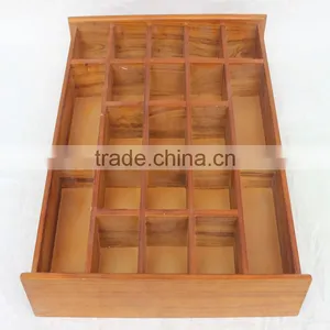 Wardrobe Soft Close Pull Out Pine Wooden Jewelry Drawer thumbnail-3