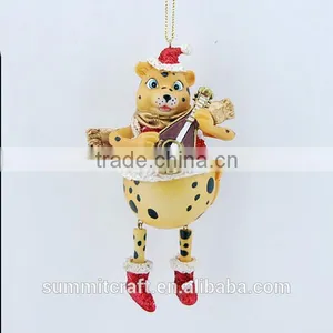 Resin Lute Tiger Ornament Christmas Decoration 2017 thumbnail-1