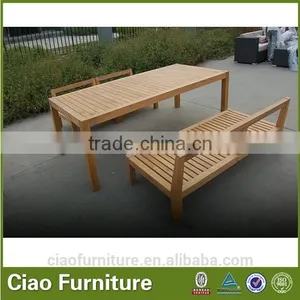 Wooden Sofa Outdoor Teak Wood Furniture Set thumbnail-5