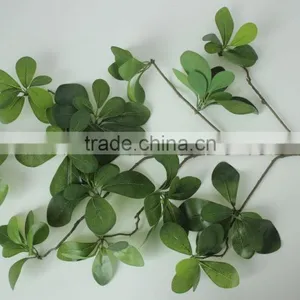 China Indoor/outdoor Fake Leaf Branch NEW Design Artificial Mistletoe Leaf Brach thumbnail-1