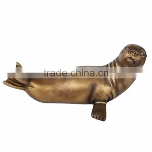 Custom Sea Theme Resin Handmade Sea Lion Statue thumbnail-2