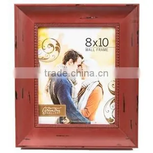 Distressed Red Wall Photo Frame thumbnail-1