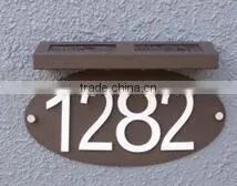 2016 House Doorplate/house Number Plate With Solar Light thumbnail-1
