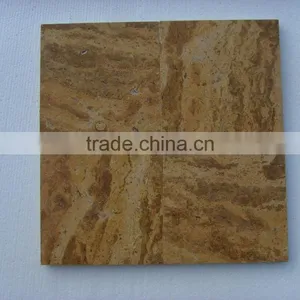 Yellow Wooden Limestone Tile Polished Wooden Yellow Limestone Tile Golden Liemstone thumbnail-2