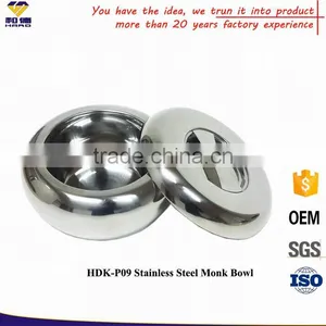 Chinese Temple Stainless Steel Ban Batra/ Buddhist Monk Bowl Alms Bowl thumbnail-1