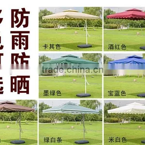 Wholesale Outdoor Sunshade Umbrella Outdoor Patio Umbrella Double Square Wrench Security Guard Umbrella thumbnail-4