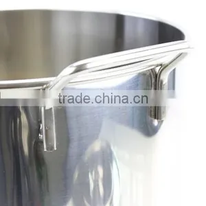 30-60cm 12pcs Stainless Steel With Lid Kitchen Multi Equipment Used Stock Pot thumbnail-6
