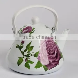 Kettle With Plastic Handle and Decal thumbnail-1