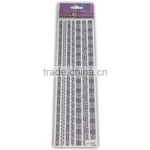 Glitter Laced Border, Follower Laced Border Sticker, Lace Border Sticker in Put thumbnail-1