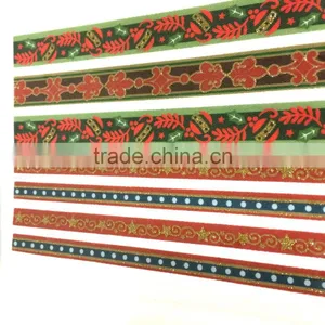 Hot Sale X'mas Glitter Ribbon Sticker, X'mas Season Ribbon Sticker thumbnail-2