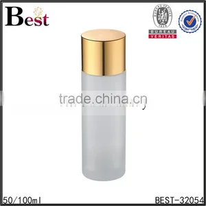 50ml 100ml 200ml Glass Bottle Cylinder Round Frosted 200ml Glass Bottle Size Cosmetir Toner 200ml Empty Glass Bottle thumbnail-1