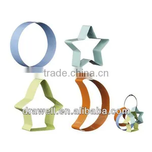 BC-4783 4-Piece Pastel Metal Cookie Cutter/Cookie Tools thumbnail-1