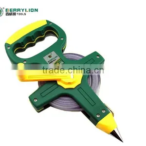 Berrylion 30m Cross-shaped Long Distance Measuring Tape With Steel Tape Design thumbnail-3
