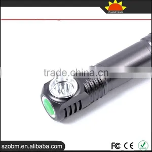 New Arrival A-D5 Aluminum Alloy Mini XPG-R5 3 Modes LED Flashlight Torch With Clips and Magnet thumbnail-2