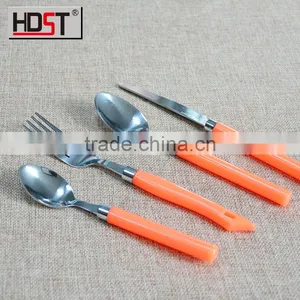 Promotional Hot Selling Vibrant Color Plastic Handle Low Price Flatware for Dinner thumbnail-2
