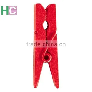 Colorful Mini Spring Wooden Clip for DIY thumbnail-4