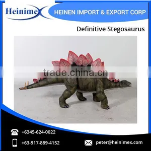 2017 Jurassic Park Best Quality Realistic Dinosaur Stegosaurus thumbnail-1