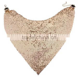 Fashion Vintage Net Cloths Collar Necklaces for Womens Jewelry thumbnail-6