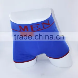 Blue Seamless Underwear Men Boxers Briefs thumbnail-2