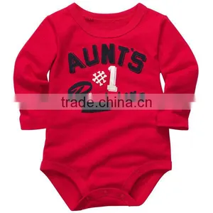 Baby Long-Sleeve MIQIDIDA "Aunt's #1 Rockstar" Bodysuit thumbnail-1