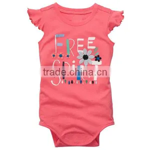 Flutter-Sleeve Jersey Bodysuit thumbnail-1